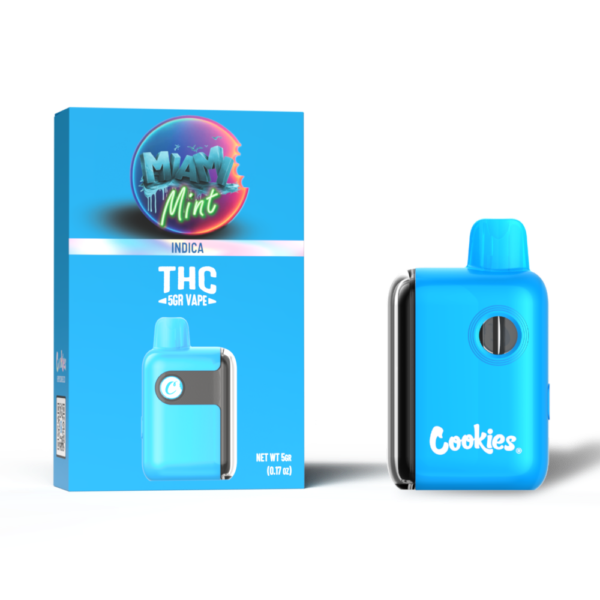 COOKIES VAPE 5G 5PK (Miami Mint) Box (695682288831)
