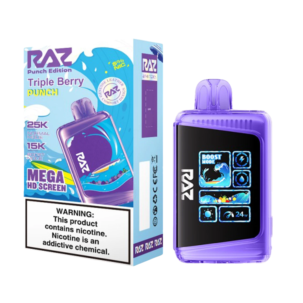 RazLtx 5pk 5% 25k Triple Berry Punch Box (6978271530059)