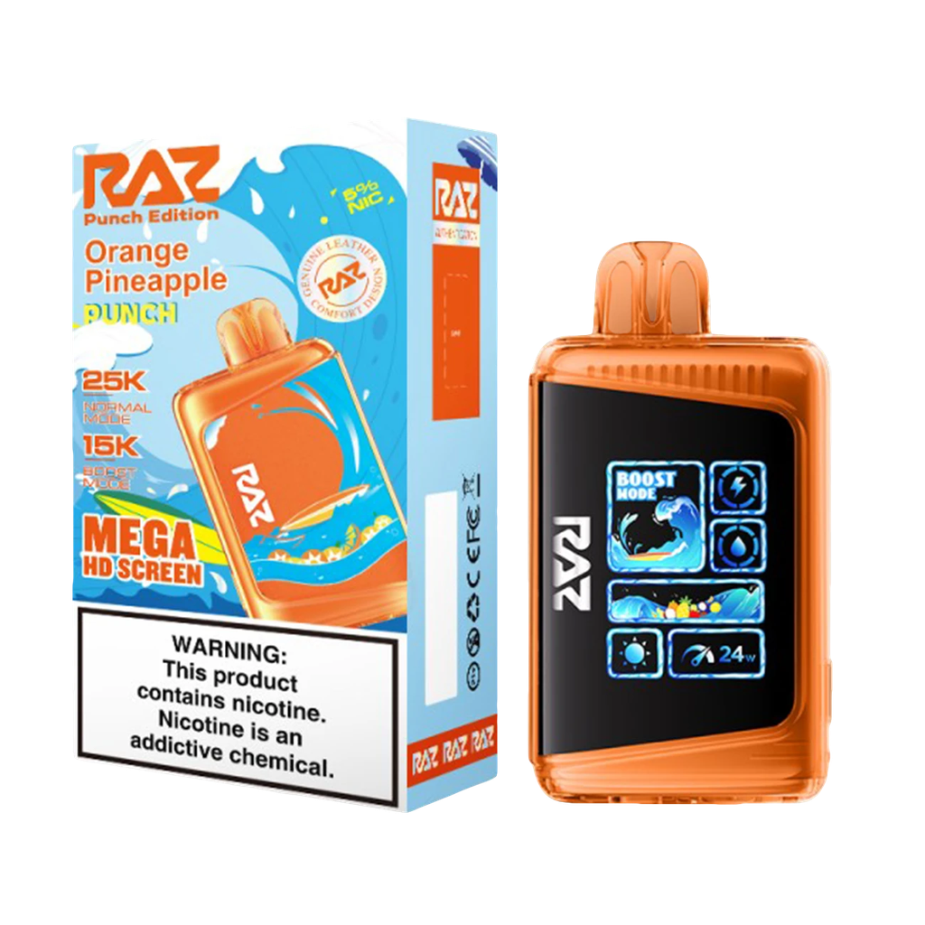 RazLtx 5pk 5% 25k Orange Pineapple Punch Box (69728271530011)