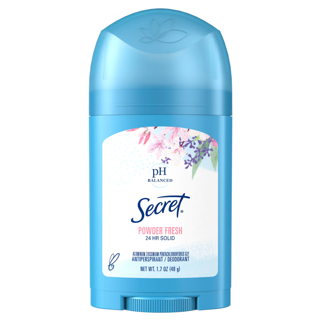 Secret Deodorant 1pk 0.5oz Blistered Box (655708119778)