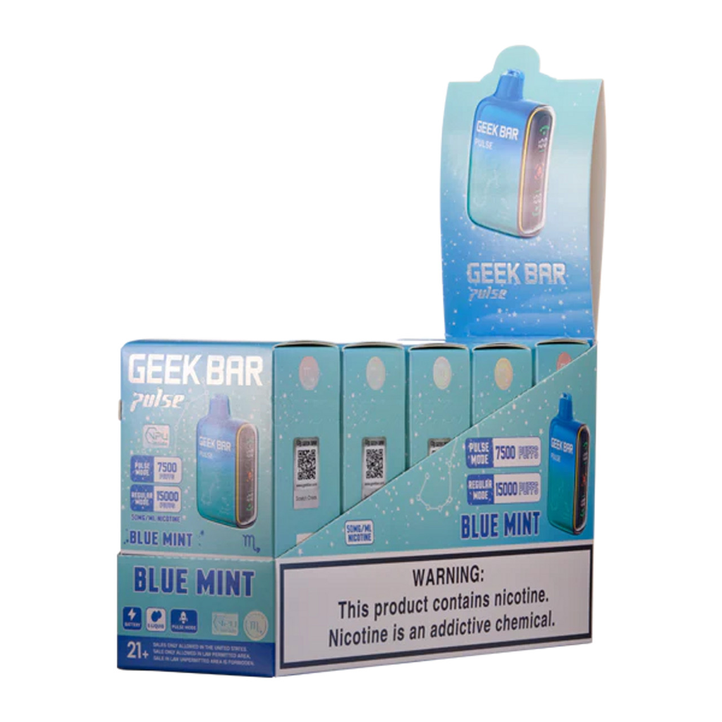 GeekBarPulse 5pk 5% 15k Blue Mint (810125436789) Unit (810125436758)