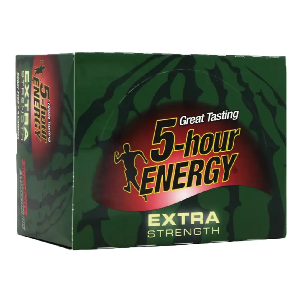 5 Hour Energy 12pk 1.93oz Strawberry Watermelon Extra Strength Box (719410740122) Unit (719410740016)