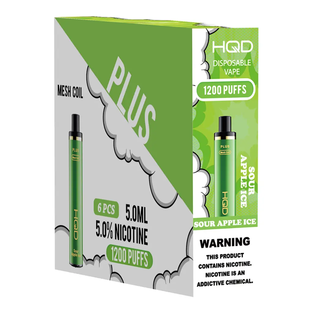 HqdCuvieplus 6pk 5% 1.2k Sour Apple Ice Box (6923742015351) 