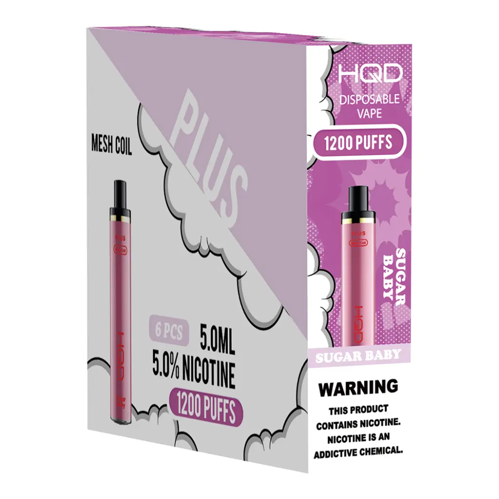 HqdCuvieplus 6pk 5% 1.2k Sugar Baby Box (6923742015535) 