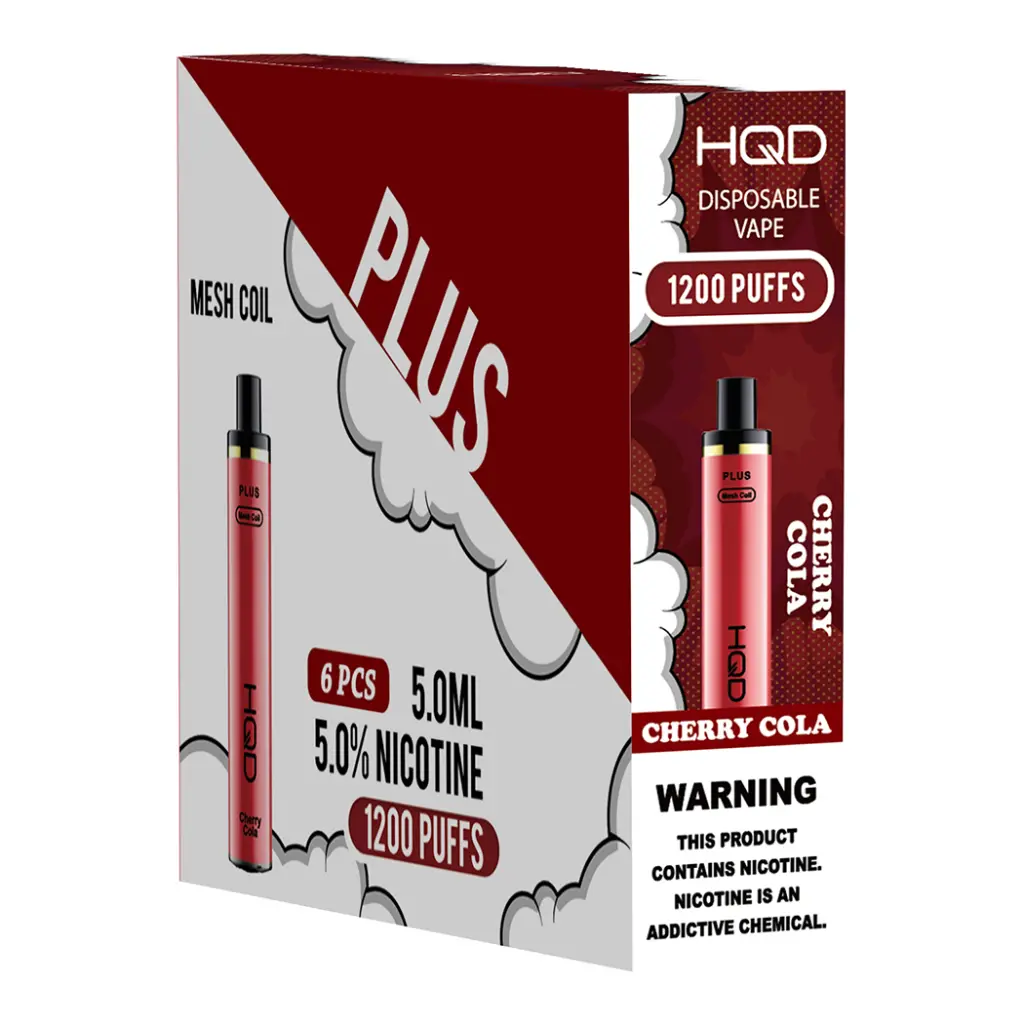 HqdCuvieplus 6pk 5% 1.2k Cherry Cola Box (6923742015597)