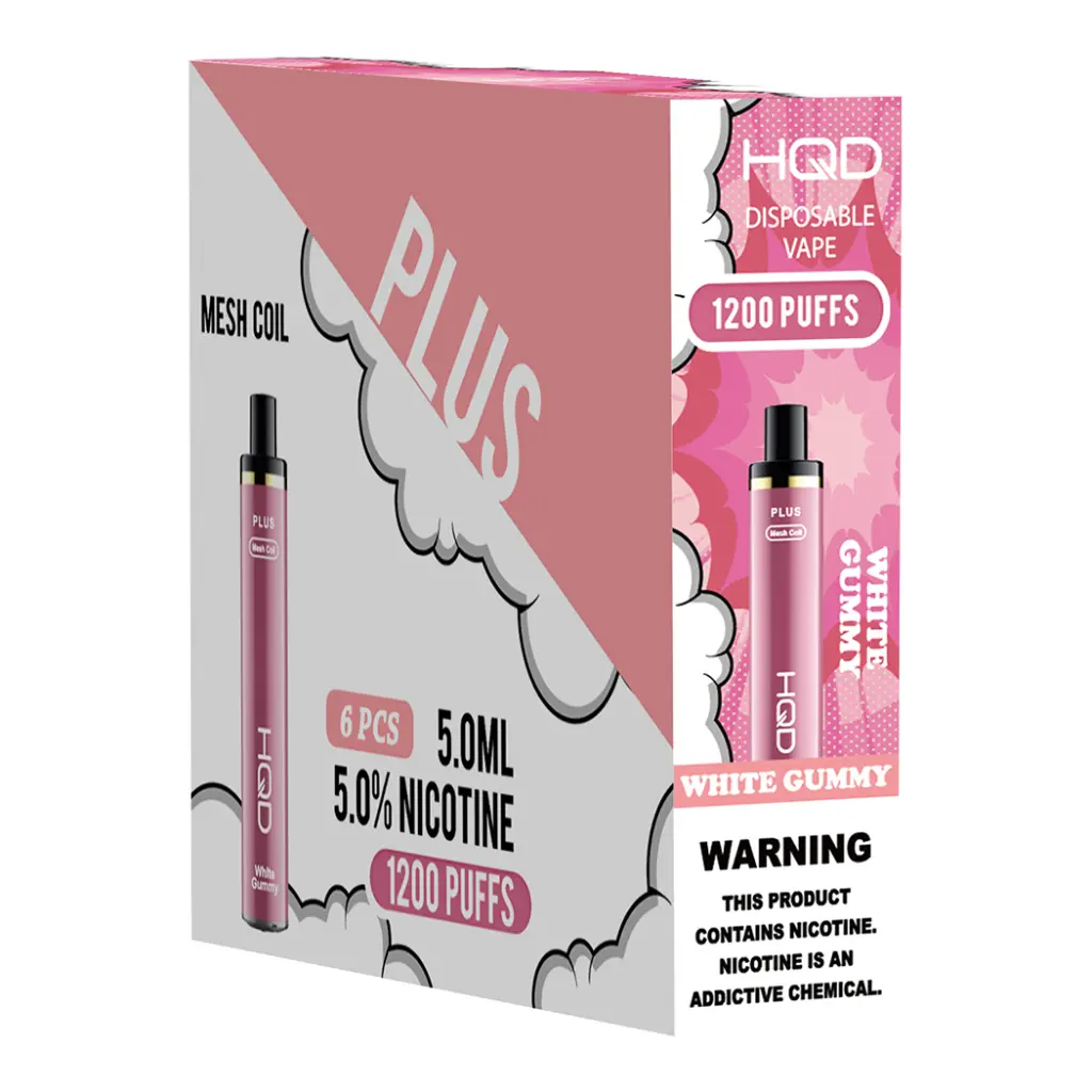 HqdCuvieplus 6pk 5% 1.2k White Gummy Box (6923742015399)