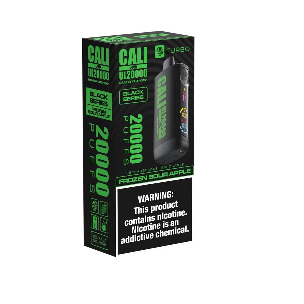 Cali UL20000 6pk Frozen Sour Apple (741654841105)