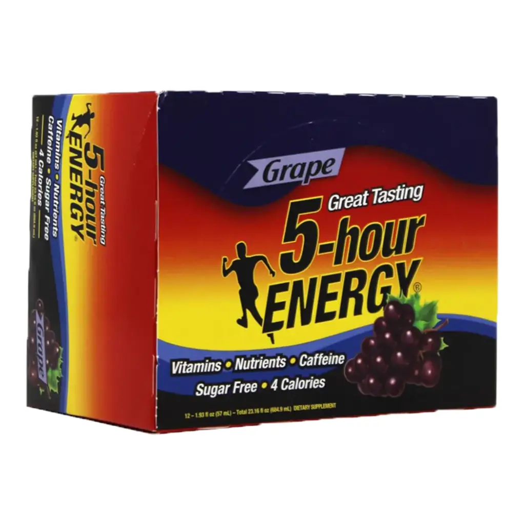 5 Hour Energy 12pk 1.93oz Grape Box (719410200121)