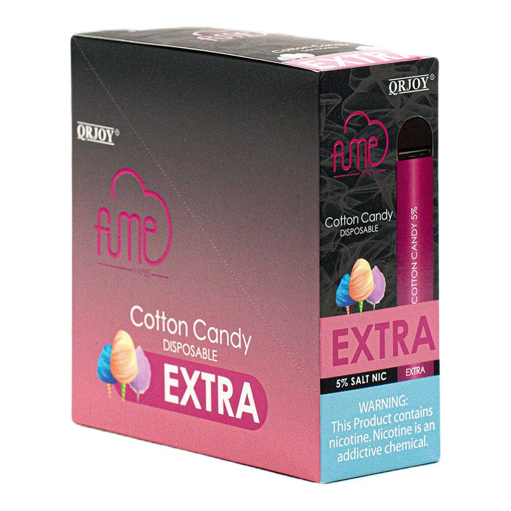 FumeExtra 10pk 5% 1.5k Cotton Candy Old Box (6973304118129) Unit (6974710144276)