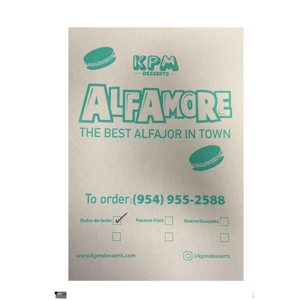 Alfamore 15pk Pizza Box Dulce de Leche Box (679628884271)
