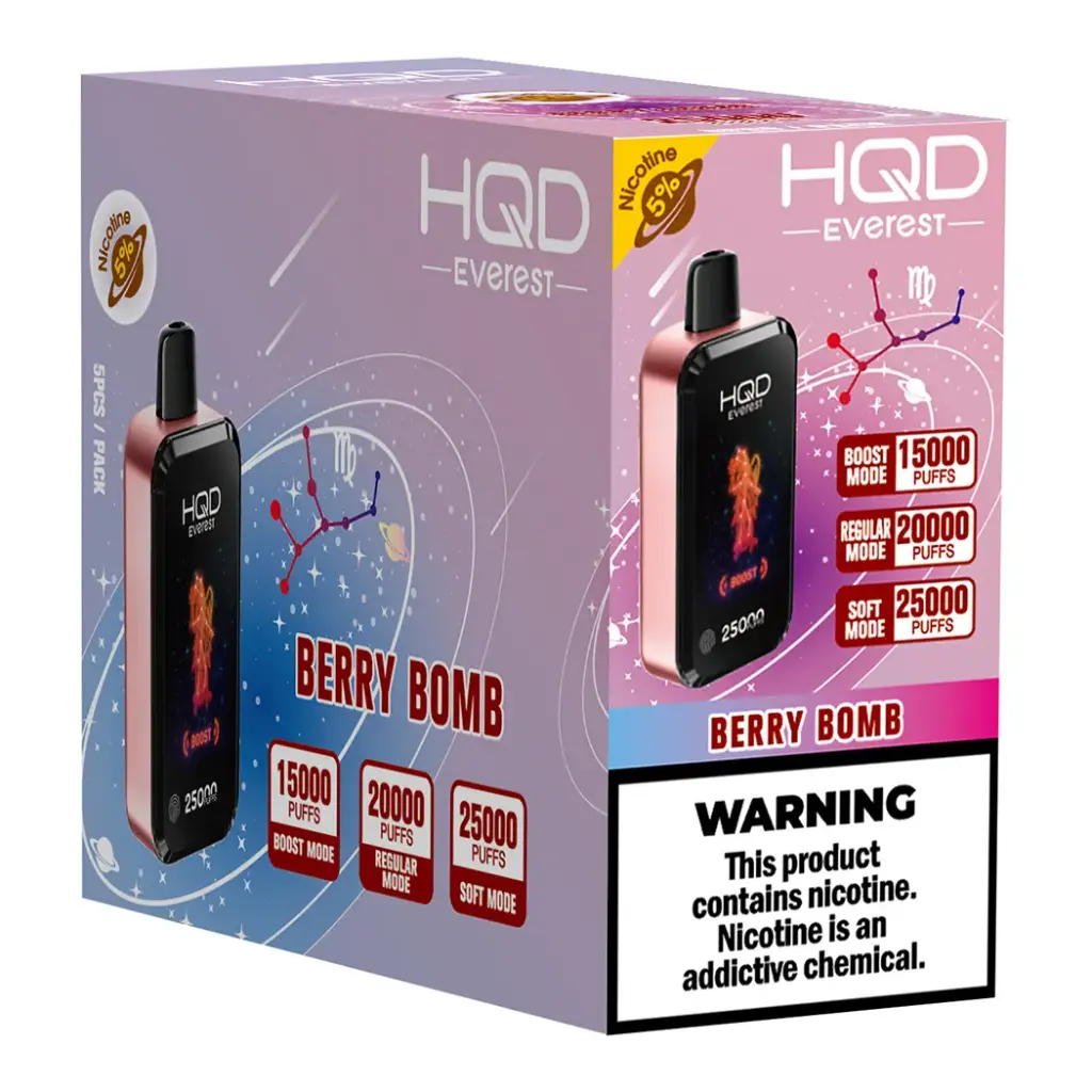 HqdEverest 5pk 5% 25k Berry Bomb Box (6923742019069)