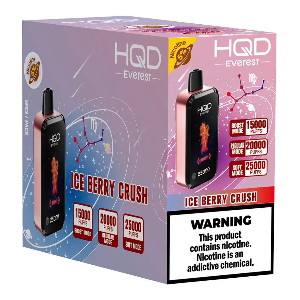 HqdEverest 5pk 5% 25k Ice Berry Crush Box (6923742019144) 