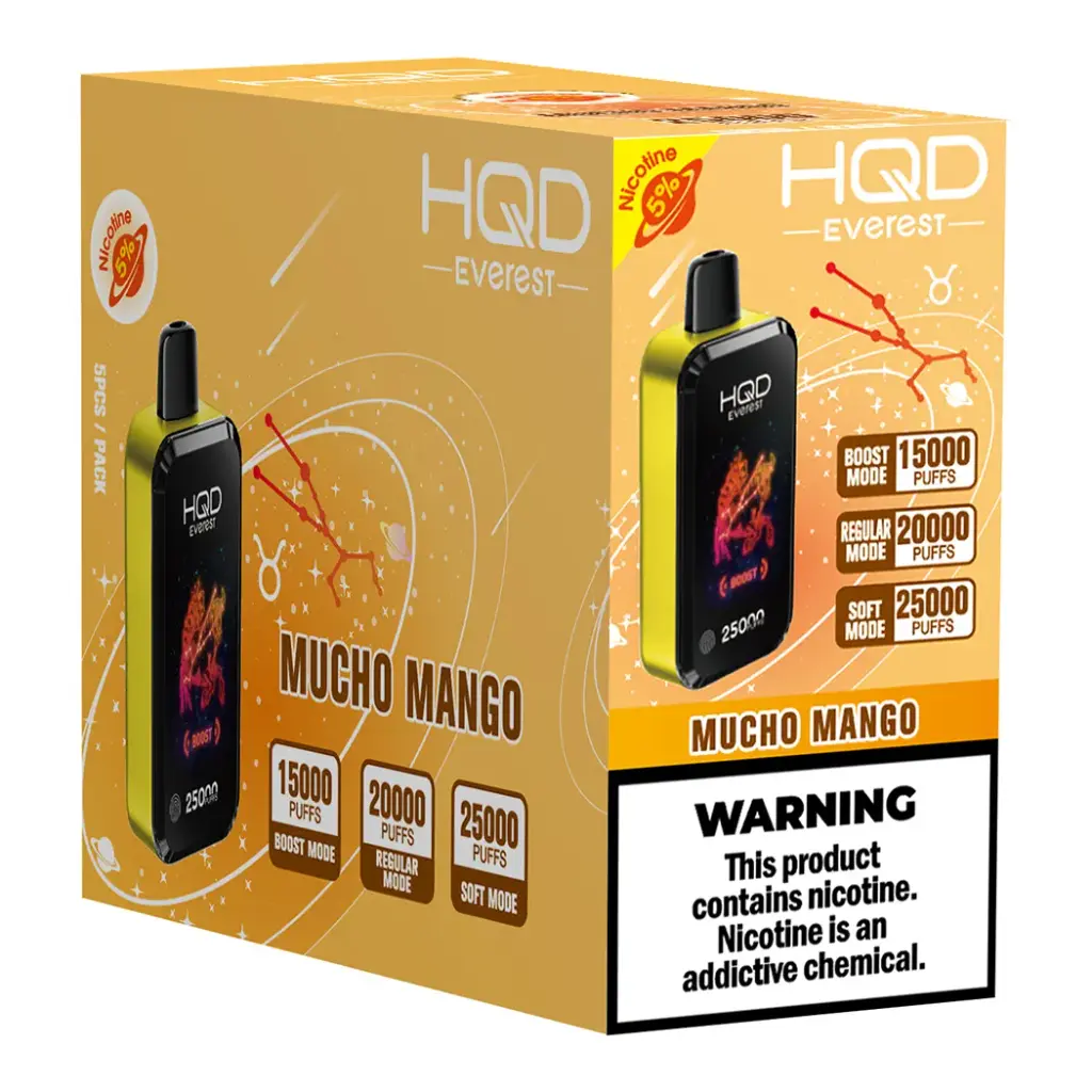 HqdEverest 5pk 5% 25k Mucho Mango Box (6923742015962)
