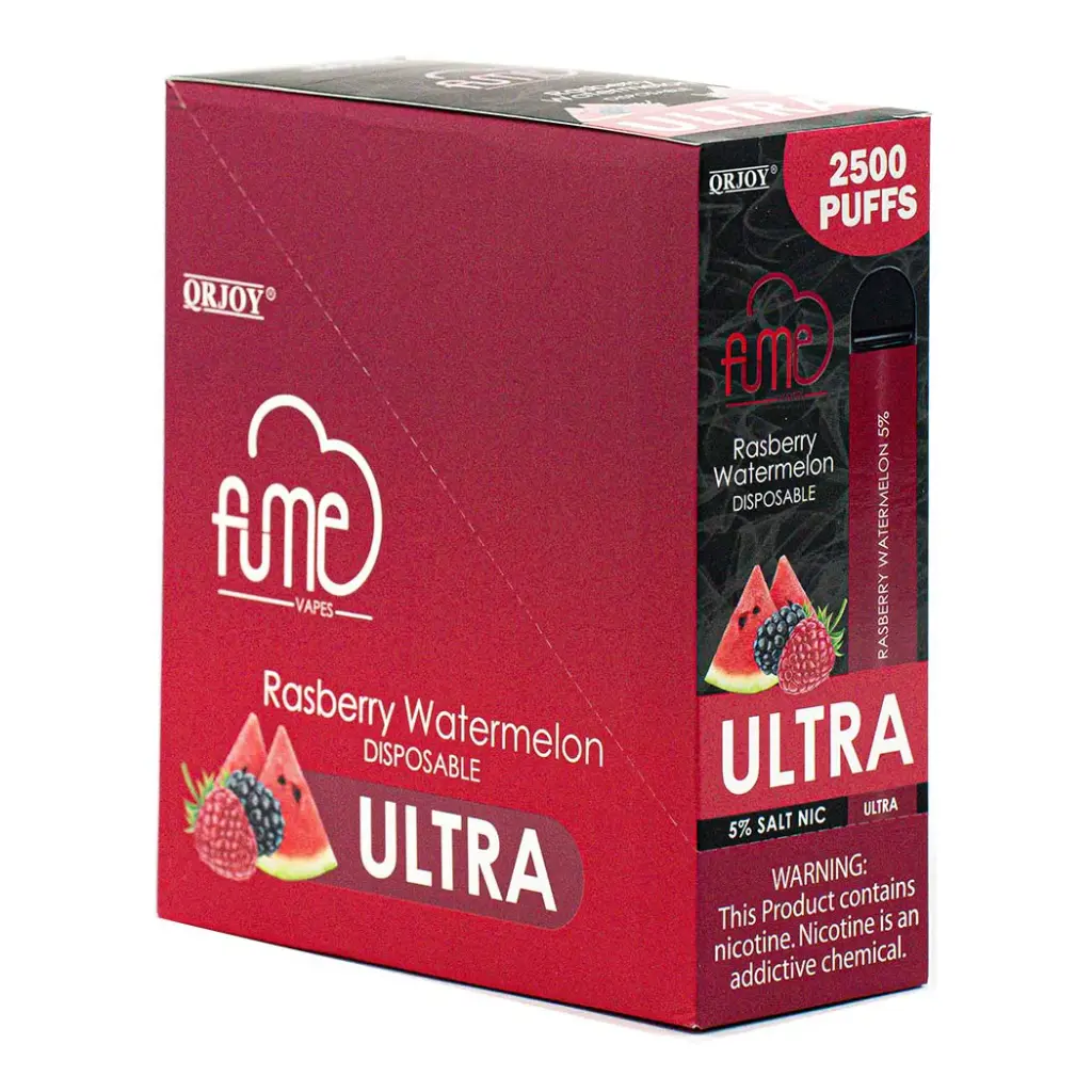 FumeUltra 10pk 5% 2.5k Rasberry Watermelon New Box (6974710145440)