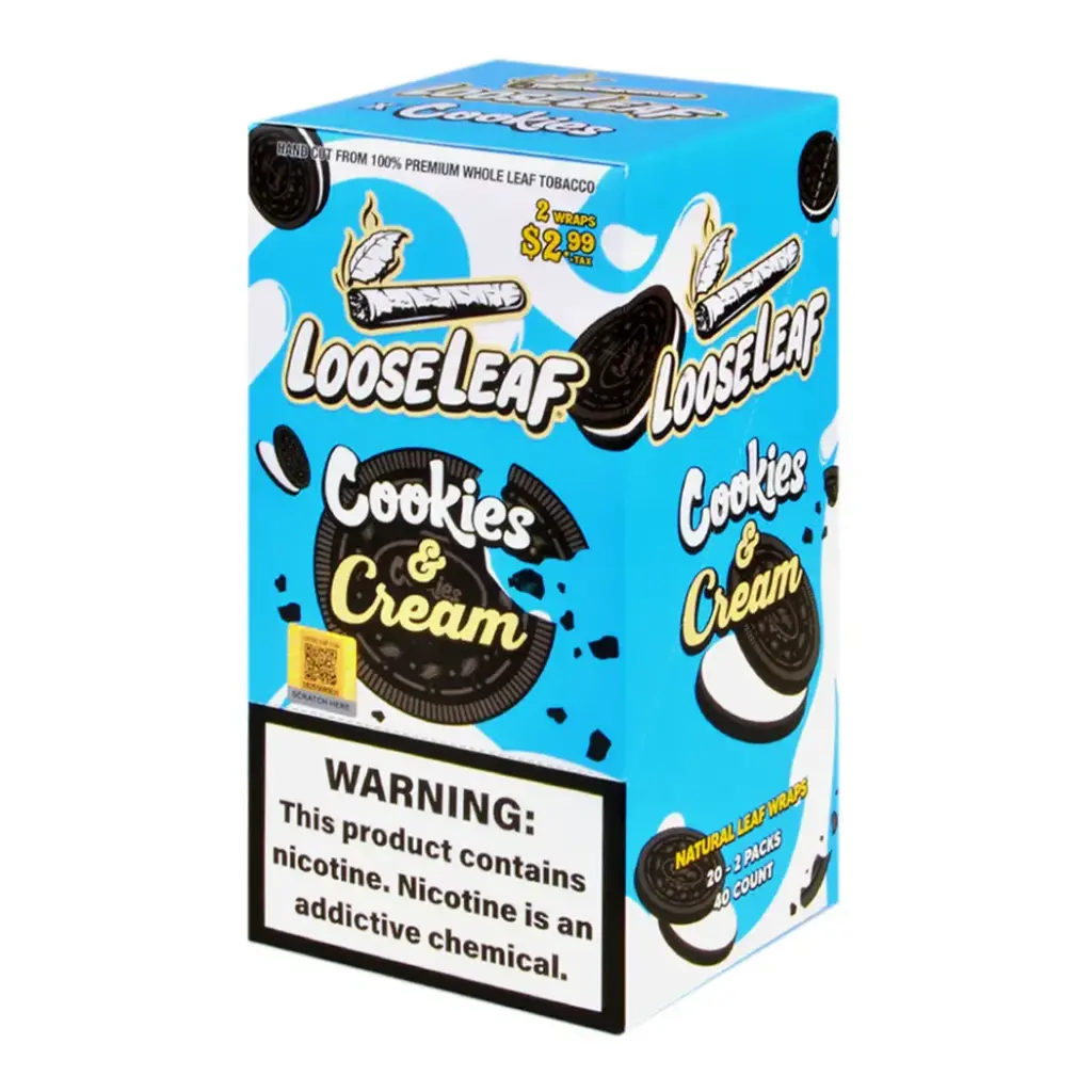 Loose Leaf 20-2pk Cookies & Cream Box (769577921186)