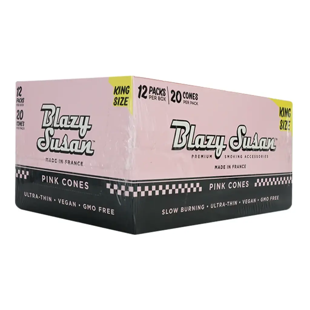 Blazy Cone Pink King Size 12pk Per Box (810134928749) 
