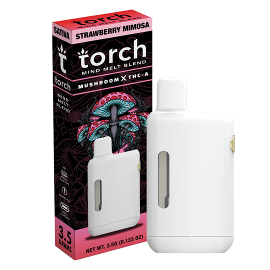 TorchMind Melt Mushroom X Thca 5pk 3.5g Strawberry Mimosa (Sativa) Box (810142477352)