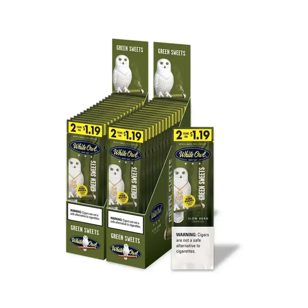 White Owl 2 For $1.19 Green Sweet Box (031700237748)