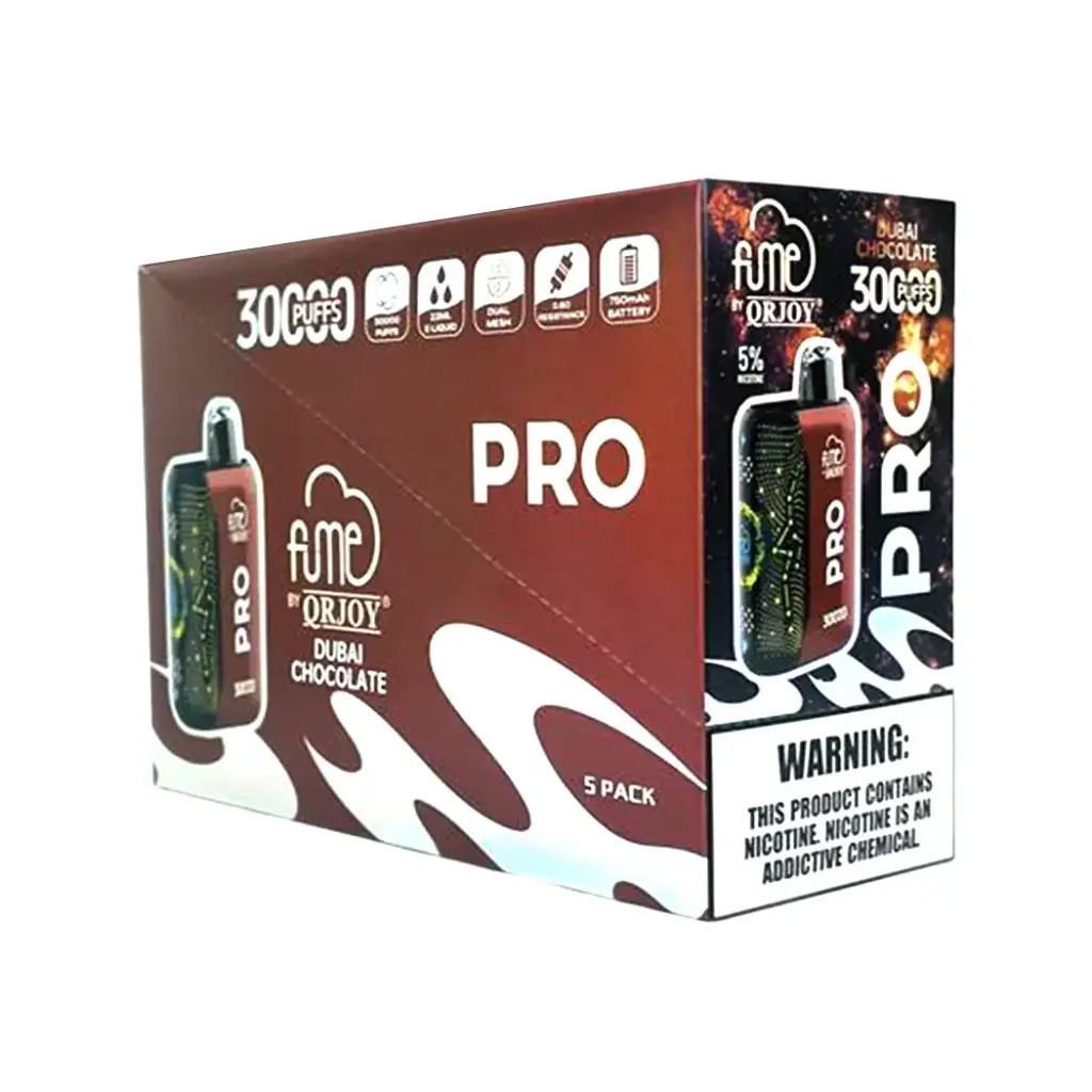 FumePro 5pk 5% 30k Dubai Chocolate Box (6941821735860) Unit (6941821735693)