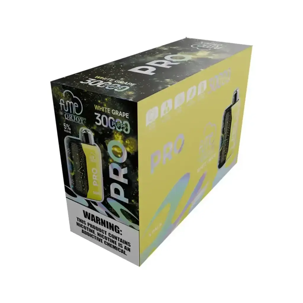 FumePro 5pk 5% 30k White Grape Box (6941821735747) Unit (6941821735570)