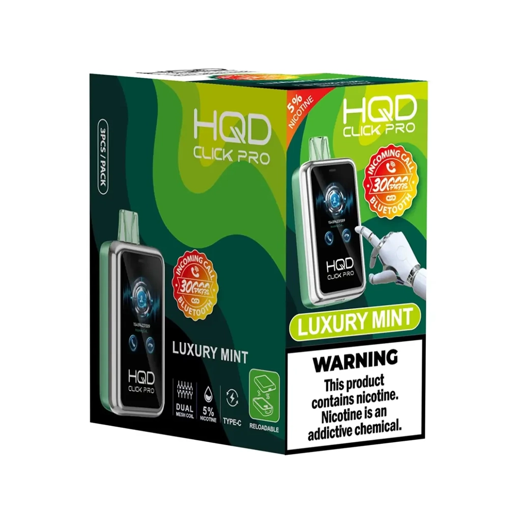 HqdClick-Pro 3pk 5% 30k Luxury Mint Box (6923742004225)