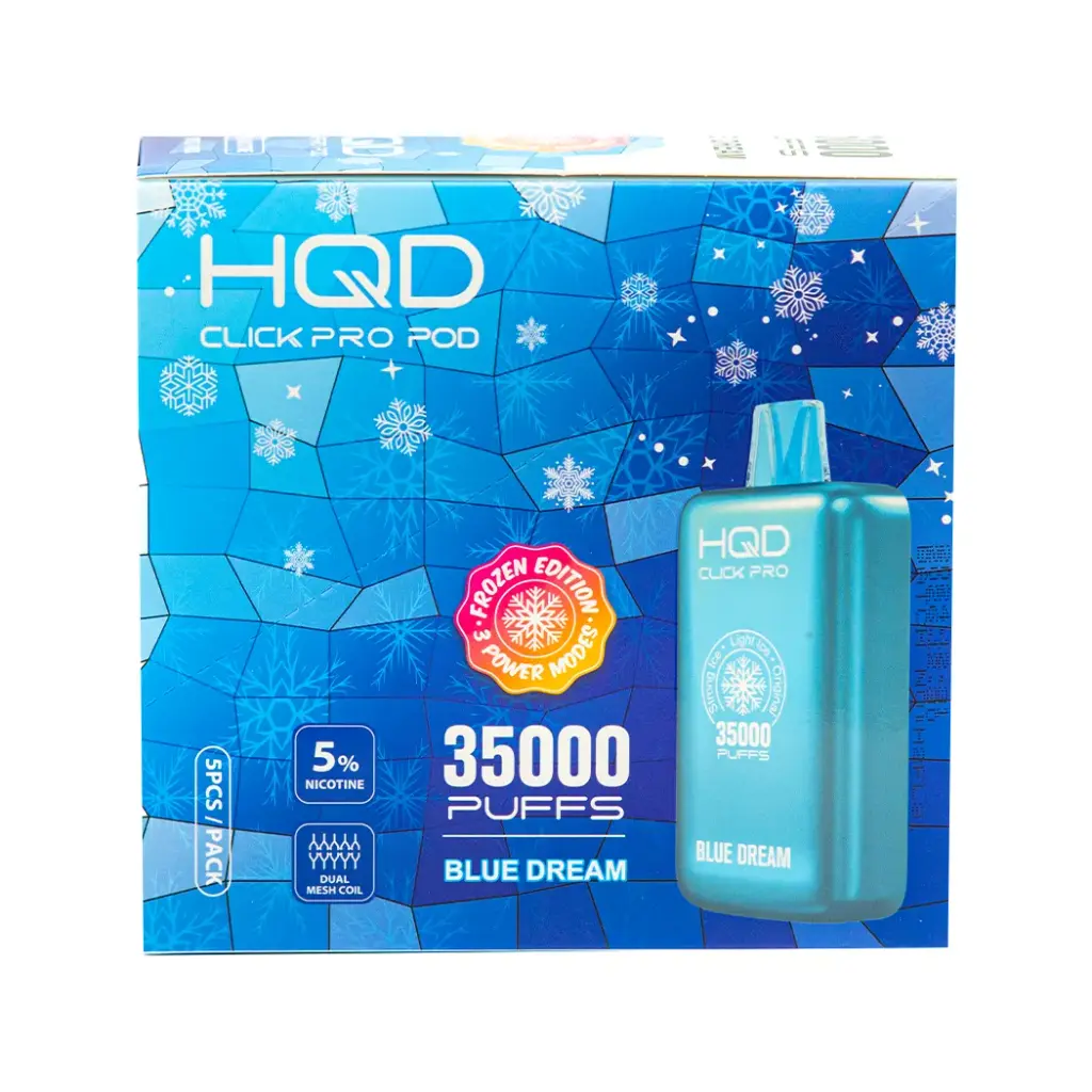 HqdClick-Pro Pod 5pk 5% 35k Blue Dream Box (6923742008438)