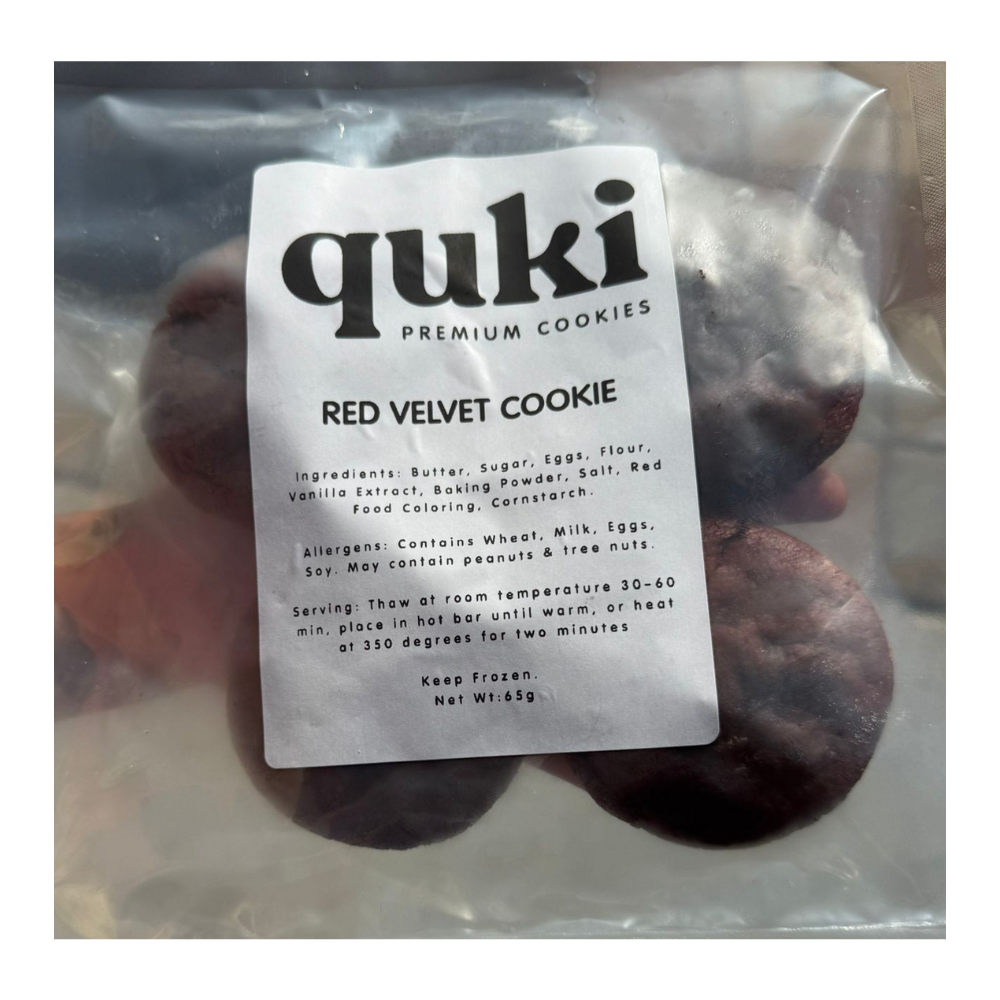 Quki Cookies 1pk 65gr Red Velvet 