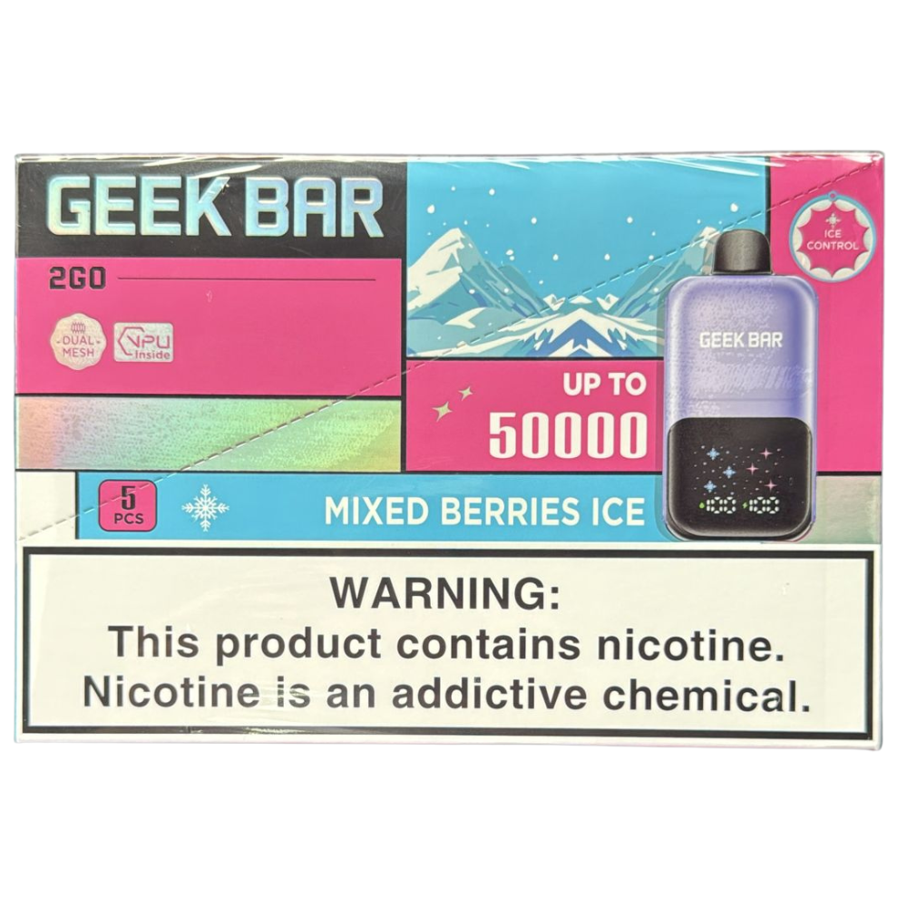 GeekBar2GO 5pk 50k Mixed Berries Ice Box (6977863397698)