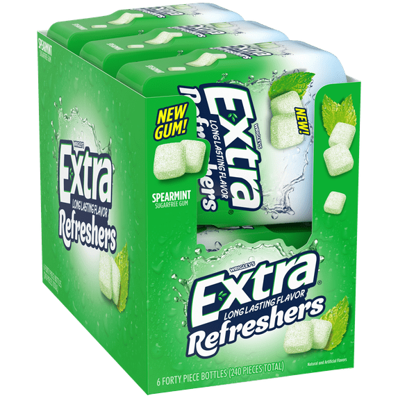 Extra Refreshers 6pk 40ct Spearmint Box (022000127341) (022000021908)