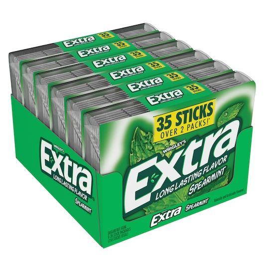 Extra Gum 6pk 35ct Spearmint Box (022000017871)