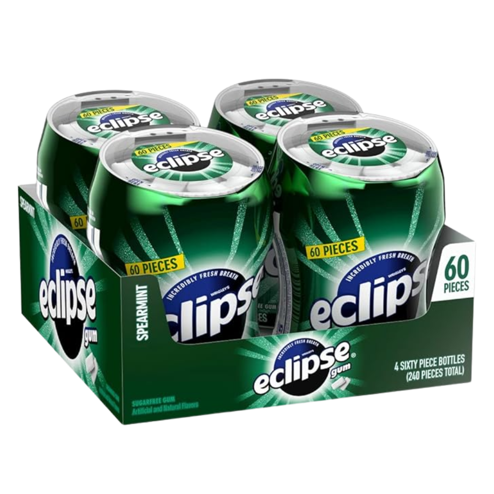 Eclipse Gum Big-E 4pk 60ct Spearmint Box (022000103116) Unit (02231905)