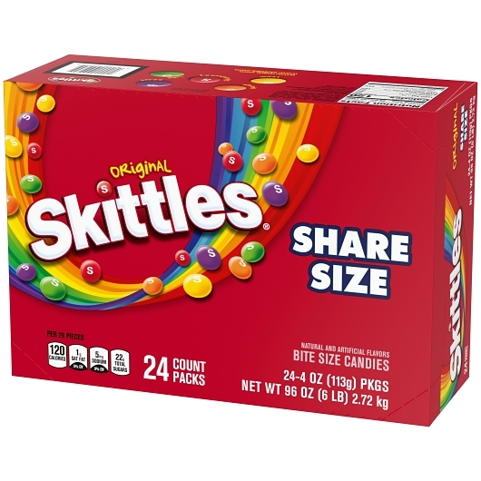 Skittles 24pk 4oz Share Size Original Box (040000044604) Unit (04046008)