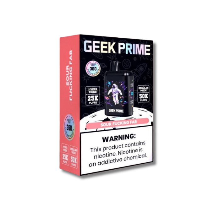 Geek Prime 5pk 50k Sour Fcuking FAB Box (749666898865)