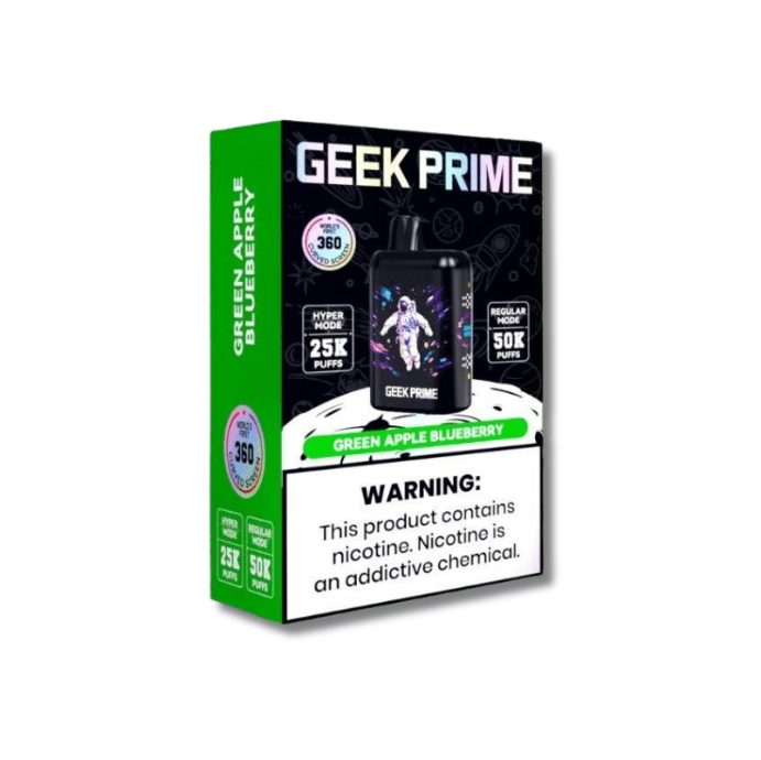 Geek Prime 5pk 50k Green Apple Blueberry Box (749666898995)