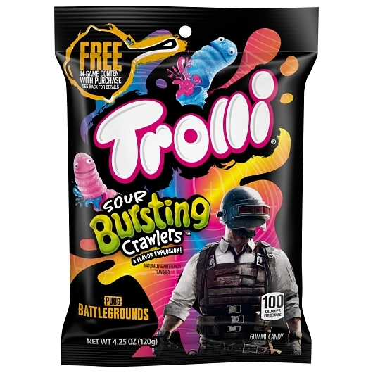 Trolli 1pk 4.25oz Sour Bursting Crawlers Box (10041420065771)Unit (041420065774)