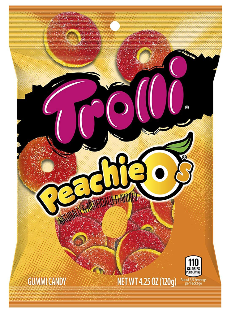 Trolli 1pk 4.25oz Peachie Box (10020709002539) Unit (020709002532)