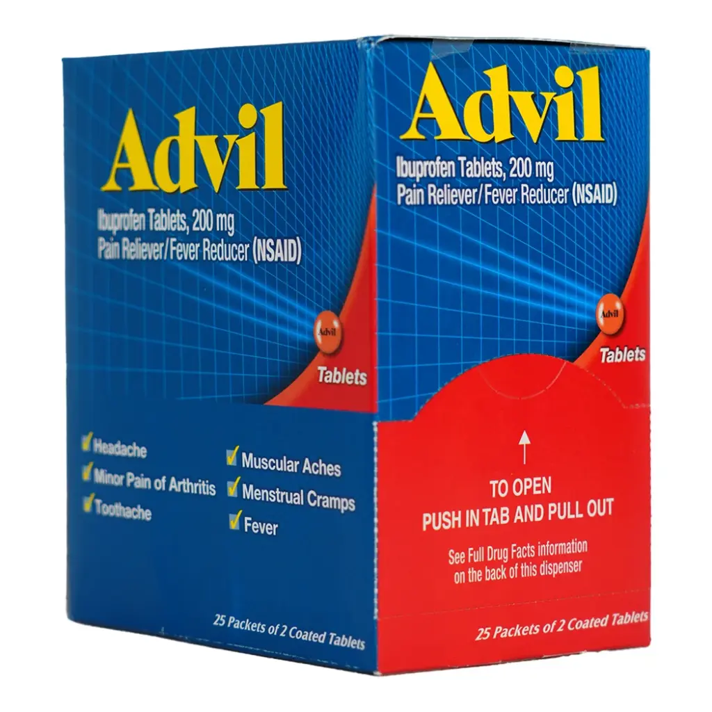 Advil 25pk 2ct Dispenser Regular Box (655708017913)