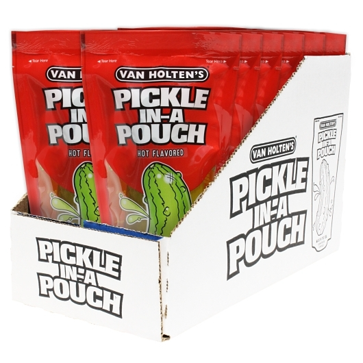 Van Holten's 12pk Pickle In A Pouch Hot Flavored Box () Unit () #/N