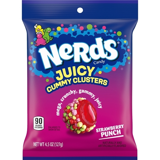 Nerds Juicy Gummy Clusters 1pk 4.5oz Strawberry Punch Box () Unit (079200085292) #/N