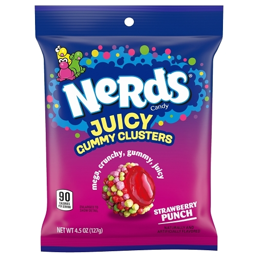 Nerds Juicy Gummy Clusters 1pk 4.5oz Strawberry Punch Box () Unit (079200085292) #/N