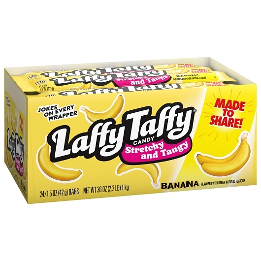 Laffy Taffy 24pk 1.5oz Banana Box (079200978617) #/N