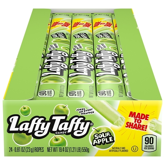 Laffy Taffy 24pk 0.81oz Sour Apple Box (079200369675) Unit (079200720476)