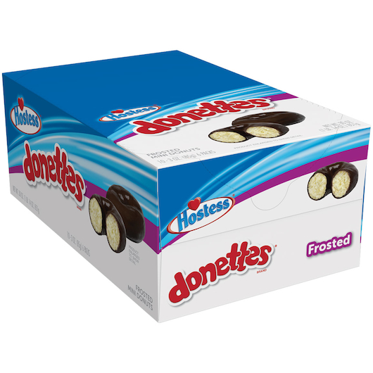 Hostess 10pk 3oz Mini Donettes Frosted Box (888109011529) Unit (888109050023) #/N
