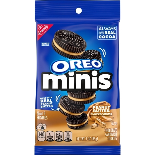 Oreo 12pk 3oz Peanut Butter Mini Cookies Box (10044000081796) Unit (044000081799)