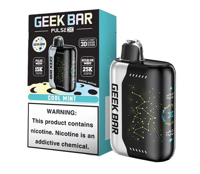 GeekBarPulseX 5pk 5% 25k Cool Mint New Box (810125439995)