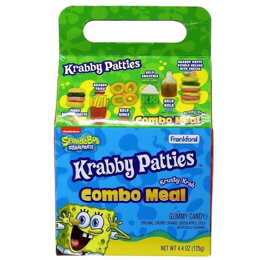 Frankford 6pk 4.4oz Krabby Patties Combo Meal Box () #/N