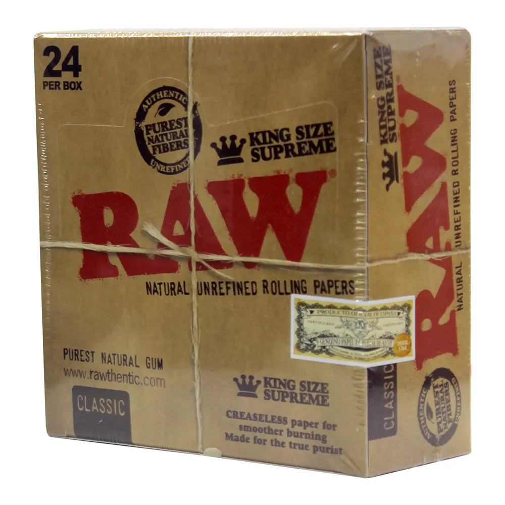 Raw Classic King Size Supreme 24 per Box (716165171454)