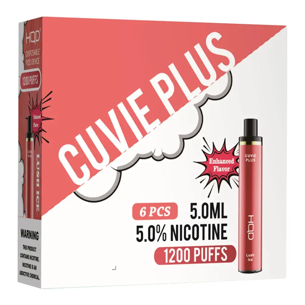 HqdCuvieplus 6pk 5% 1.2k Lush Ice New Box (6923742019700) Unit (6923742019694)