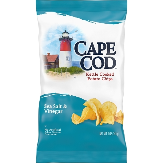Cape Cod 1pk 5oz Sea Salt & Vinegar Potato Chips Unit (020685003332)