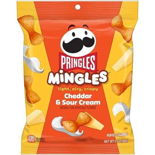 Pringles Mingles 6pk 2oz Cheddar & Sour Cream Box (00038000282553) Unit (038000282584)